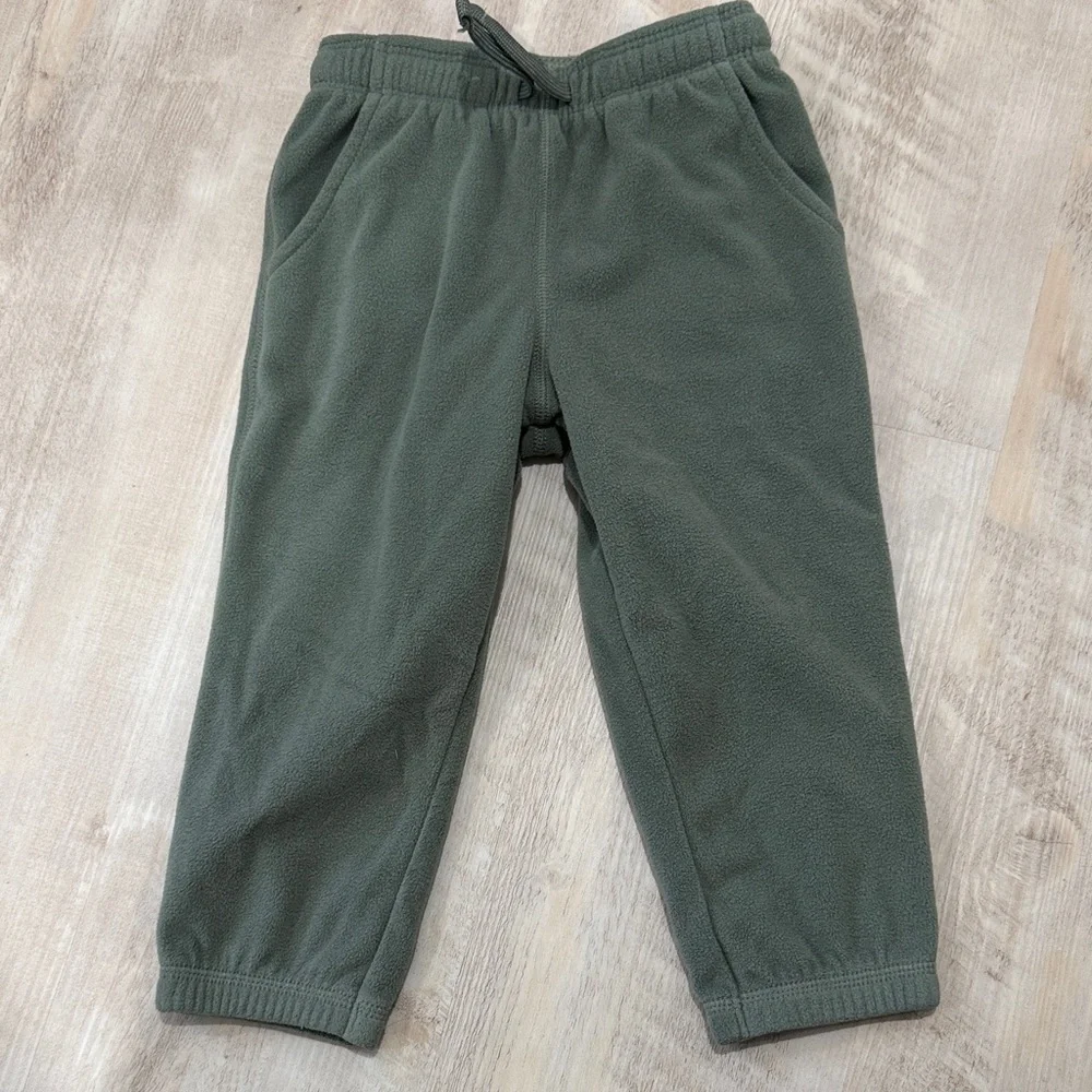 Olive Green Boys Sweatpants